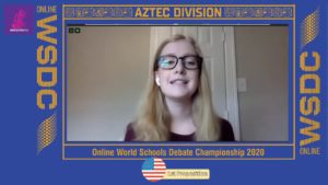 Online WSDC 2020 Round 5: USA vs Canada